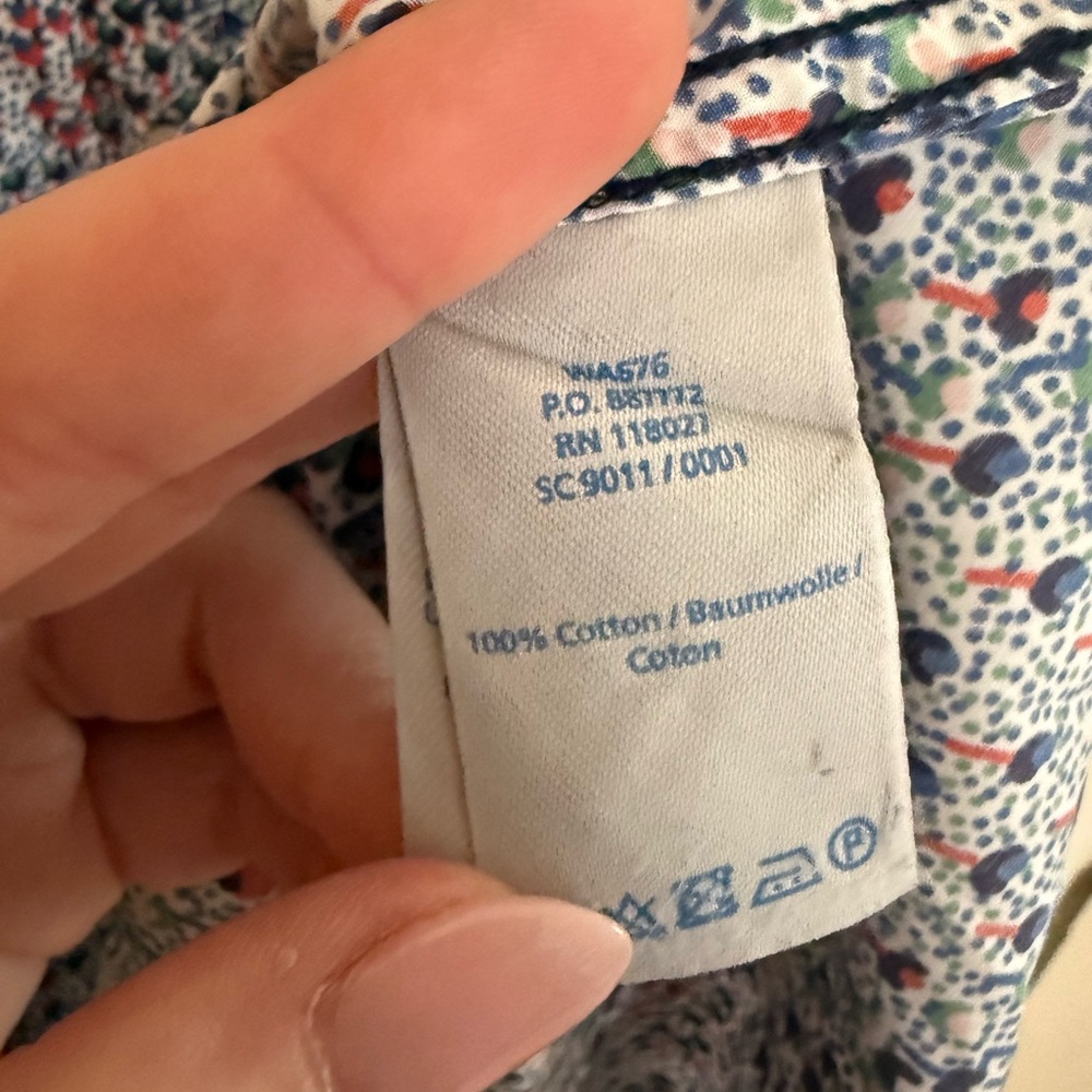 Boden Floral Button Down - Picture 7 of 8